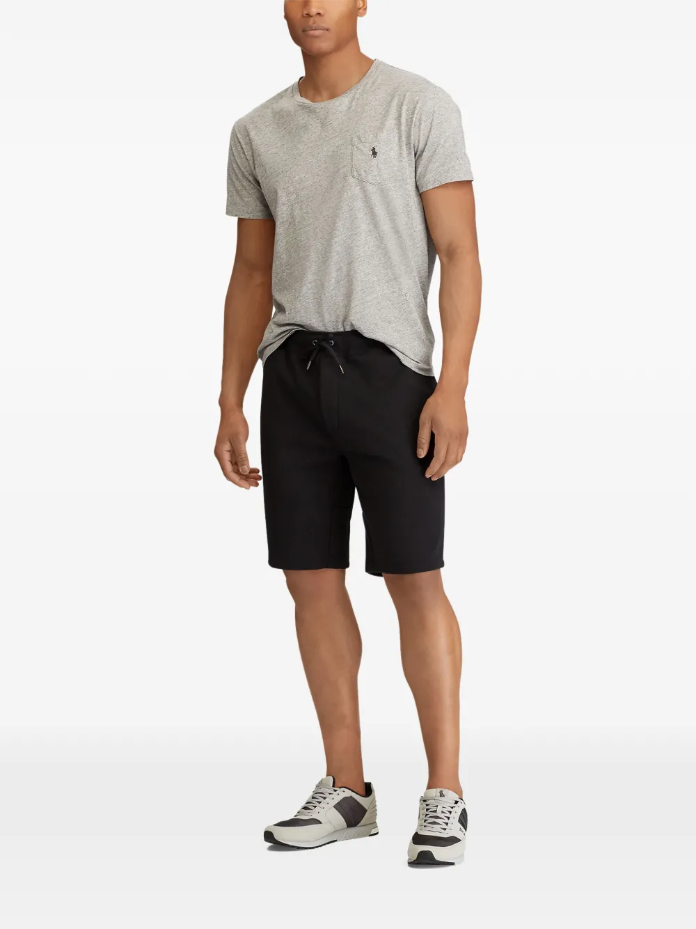 Polo Ralph Lauren logo-embroidered drawstring shorts Zwart