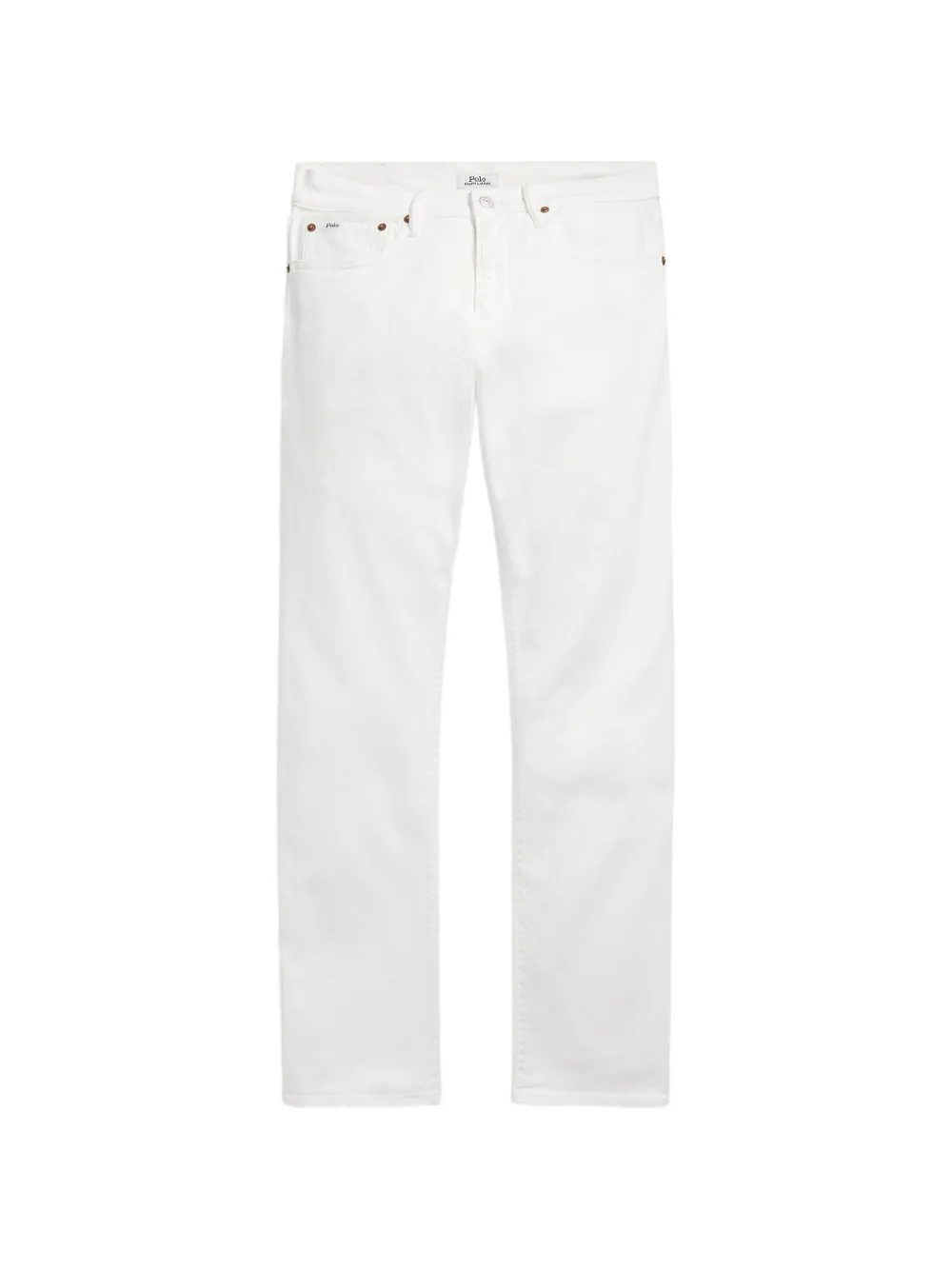 Polo Ralph Lauren logo-embroidered jeans - Bianco