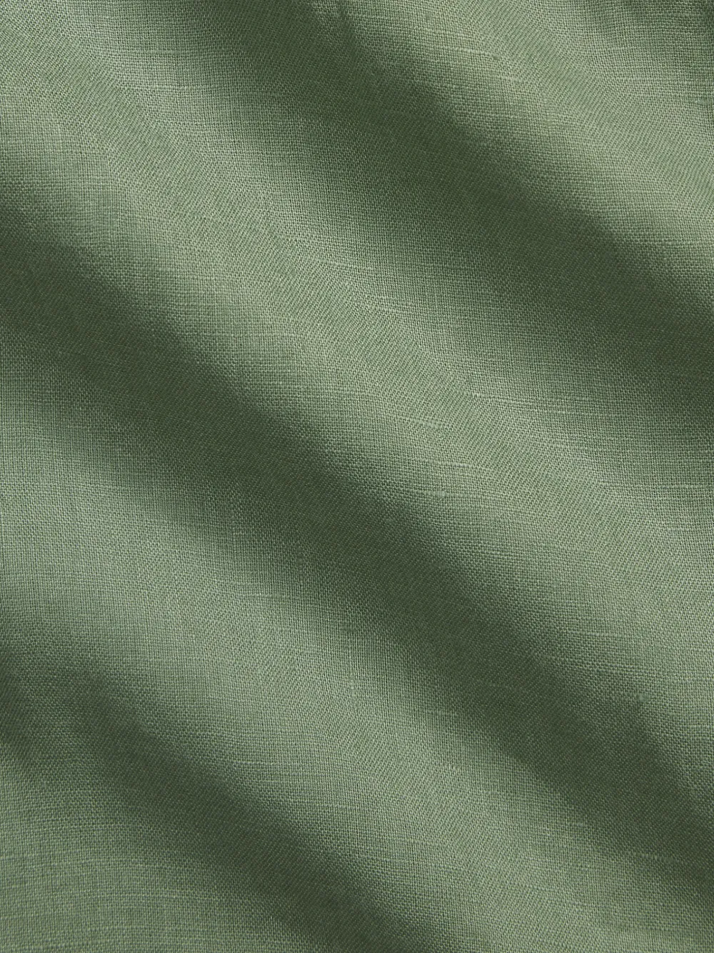 Polo Ralph Lauren logo-embroidered linen shirt Groen
