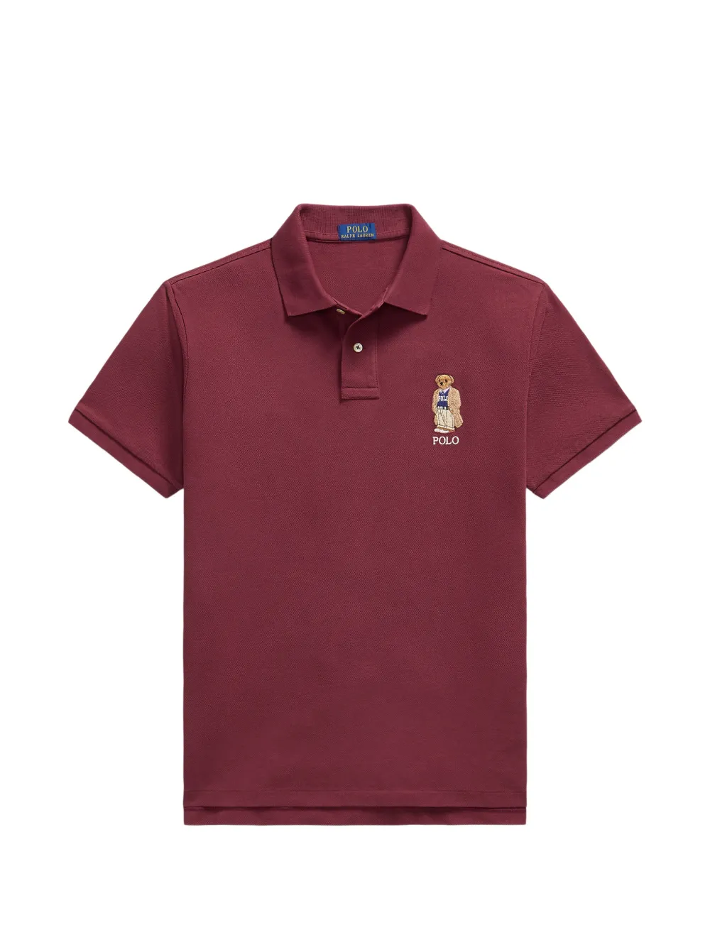 Polo Ralph Lauren Polo con ricamo Polo Bear - Rosso