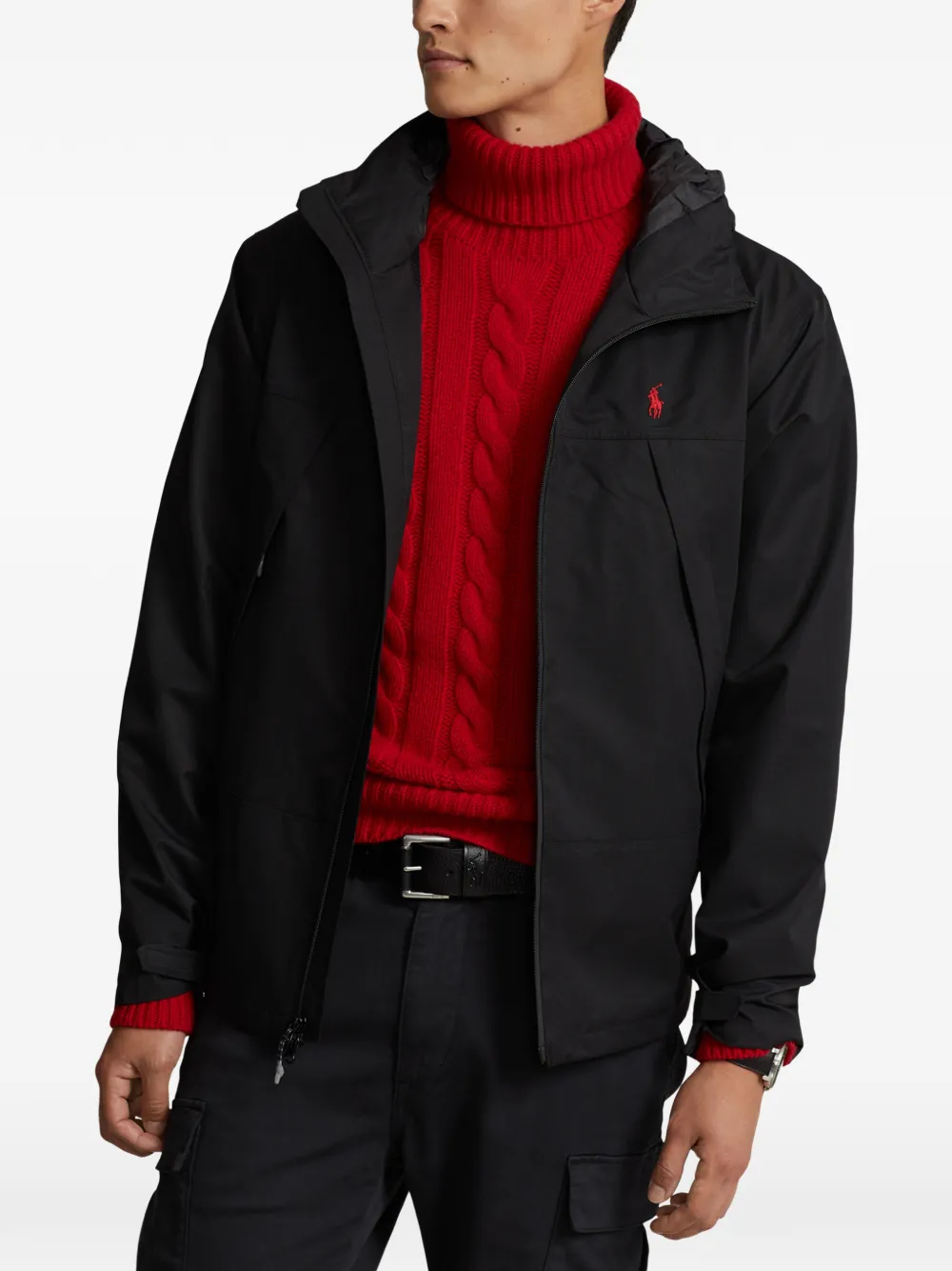 Polo Ralph Lauren Jack met geborduurd logo Zwart