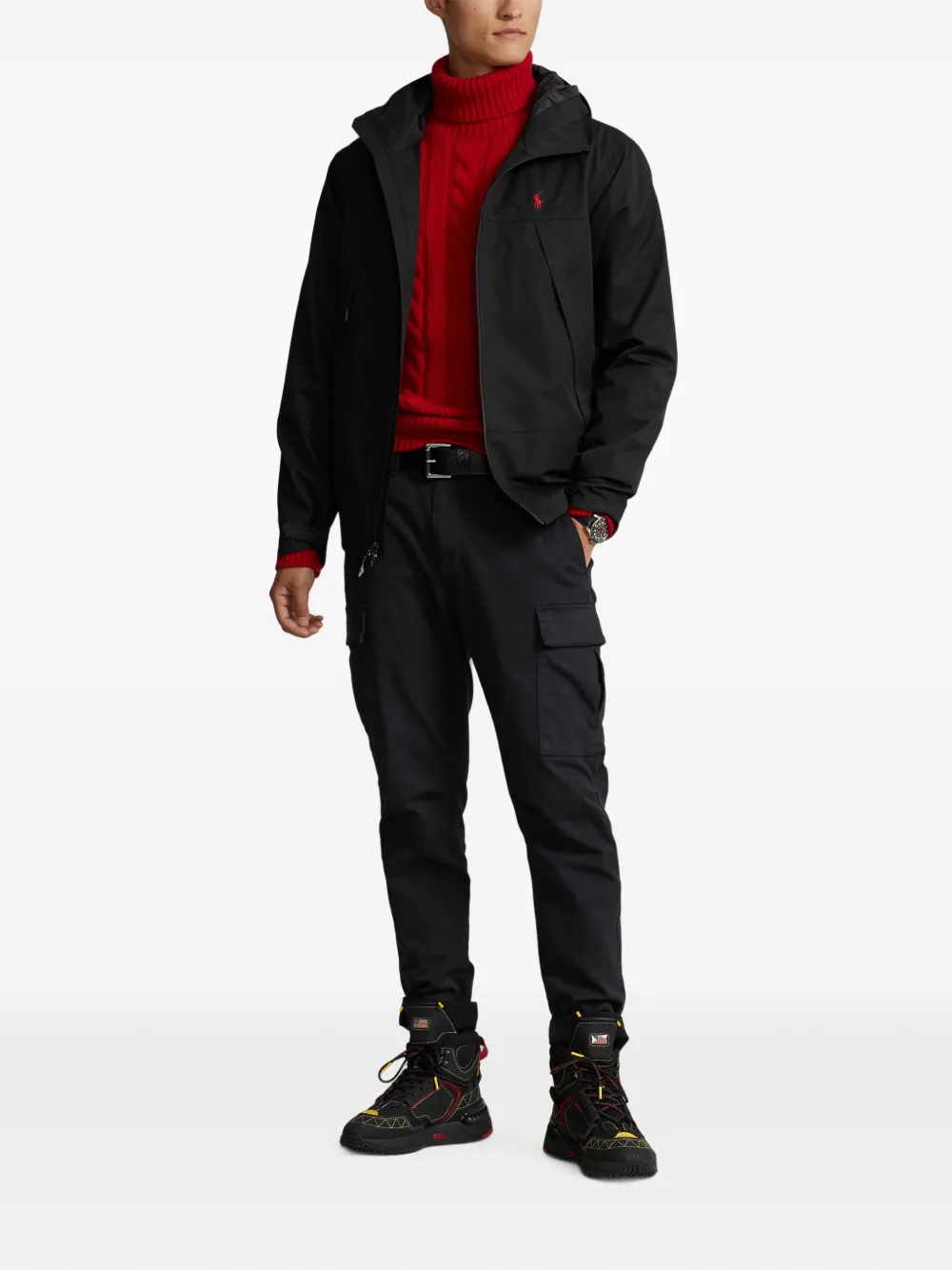 Polo Ralph Lauren Jack met geborduurd logo Zwart