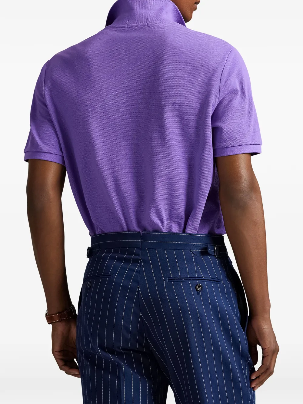 Polo Ralph Lauren Katoenen poloshirt met geborduurd logo Paars