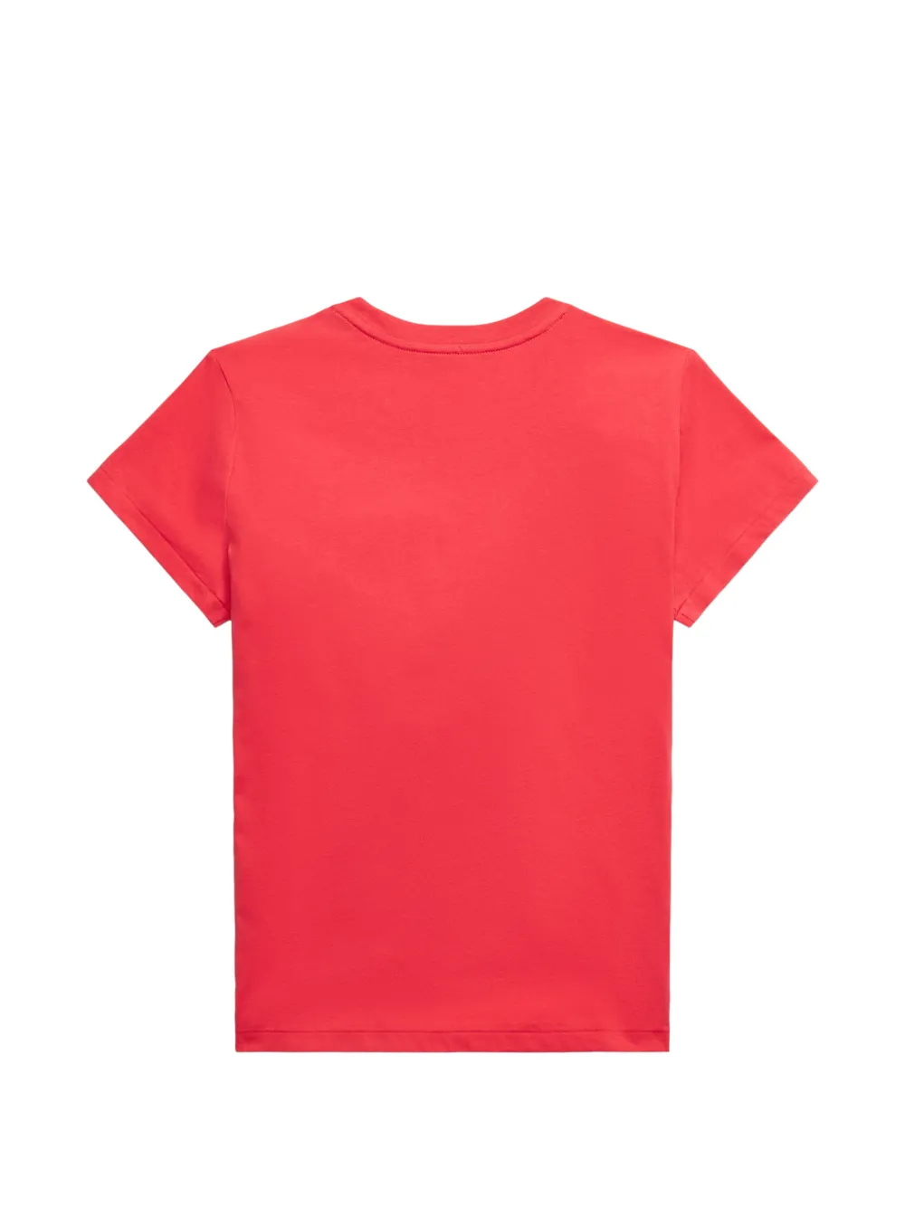 Polo Ralph Lauren Katoenen T-shirt met Pony-borduurwerk Rood
