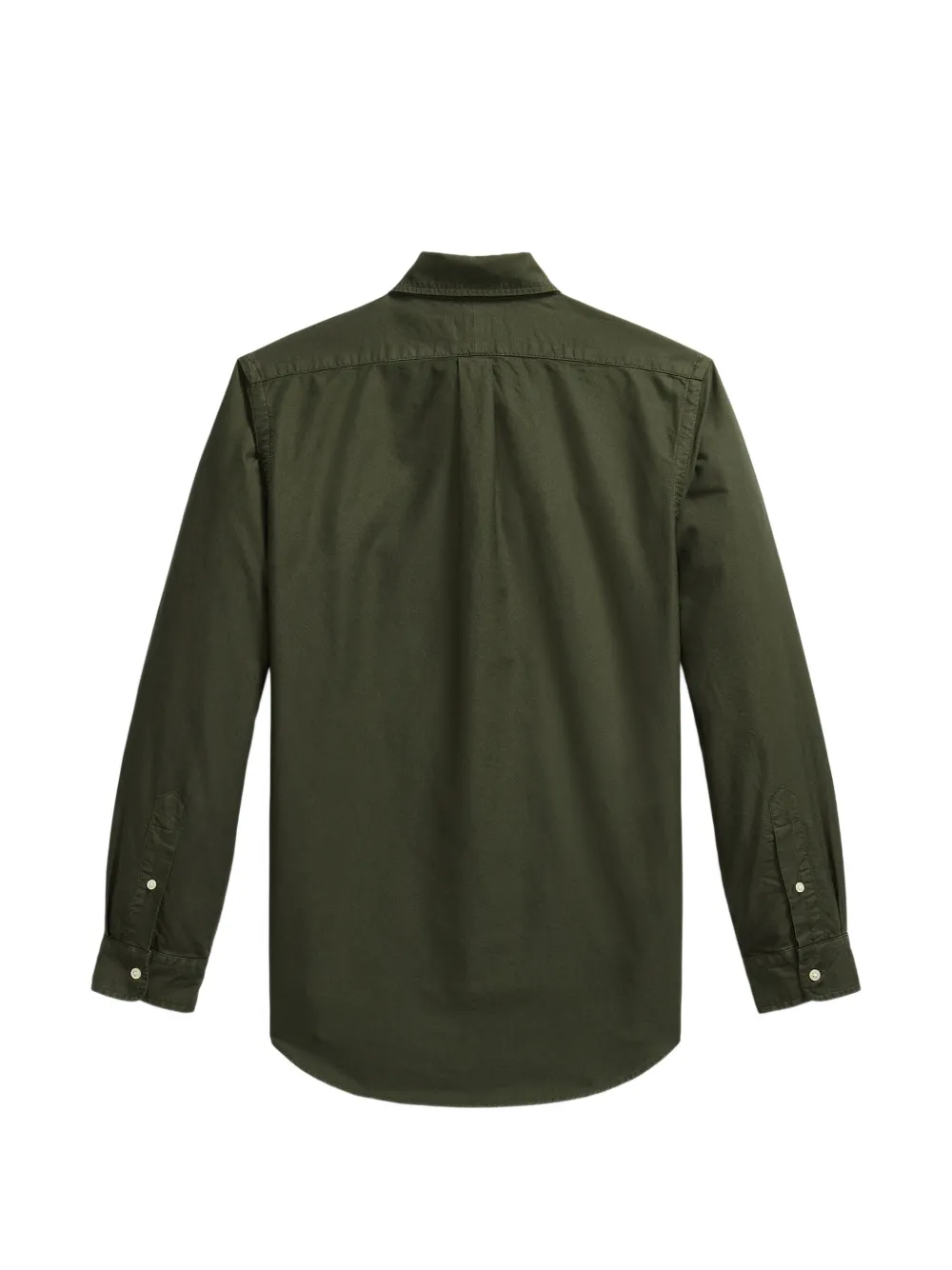 Polo Ralph Lauren logo-embroidered button-down shirt Groen