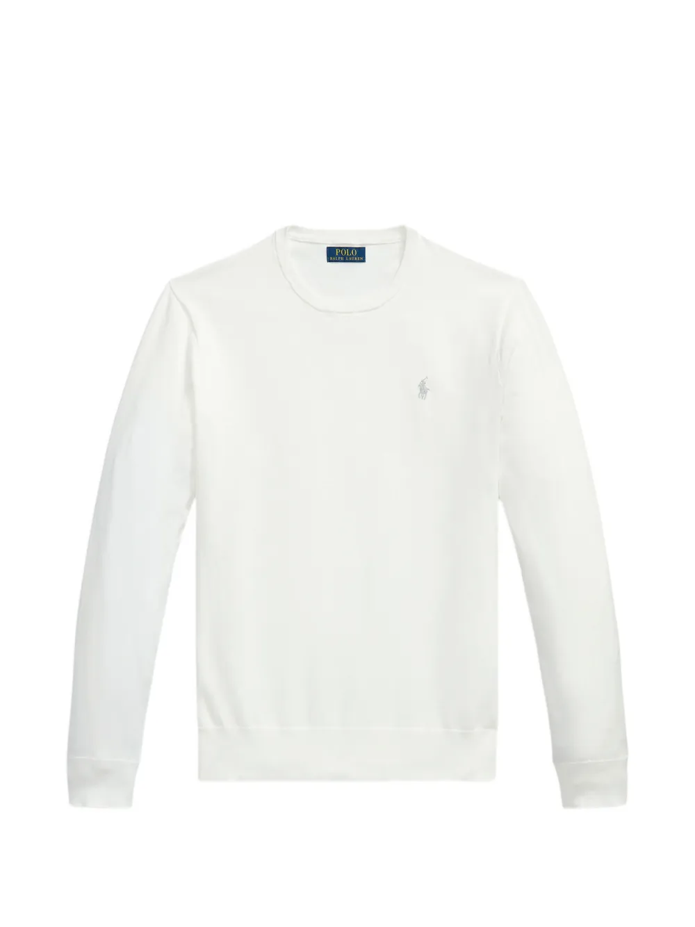 Polo Ralph Lauren logo-embroidered crew-neck fine-knit T-shirt