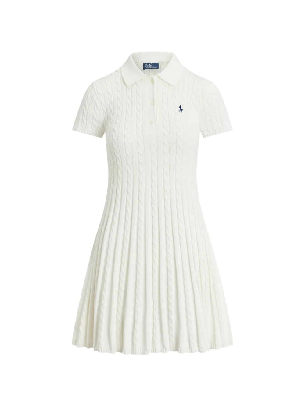 Polo Ralph Lauren cable-knit polo dress - Toni neutri