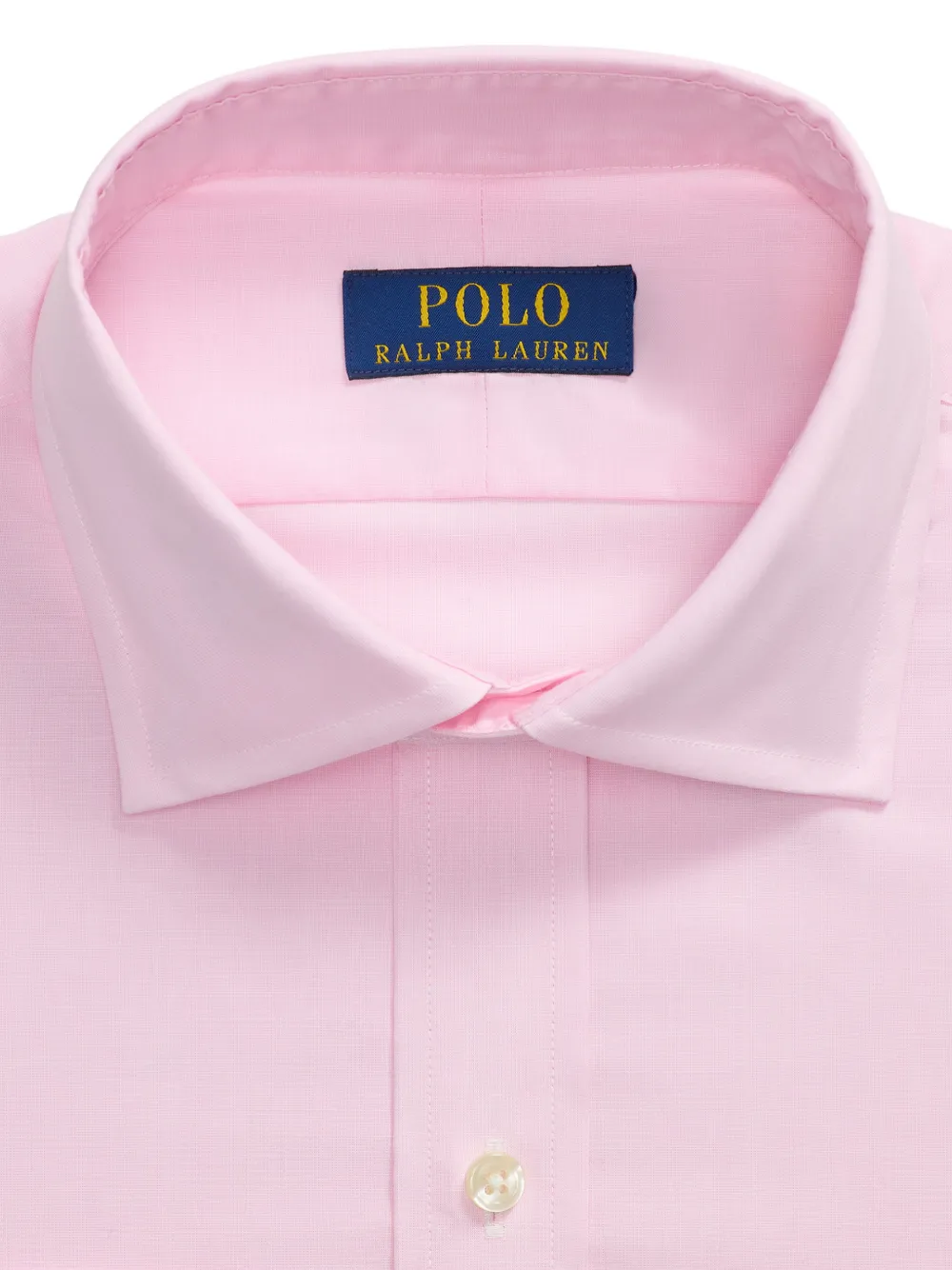 Polo Ralph Lauren logo-embroidered long-sleeve shirt Roze