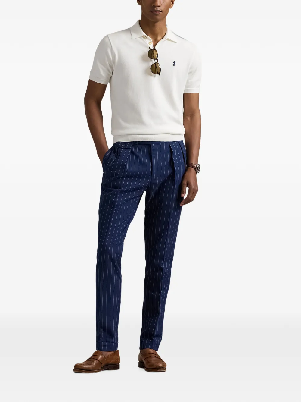 Polo Ralph Lauren Poloshirt met geborduurd logo Beige
