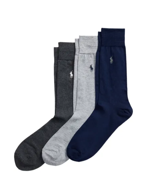Polo Ralph Lauren signature-Pony socks (set of three)