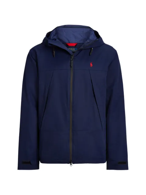 Polo Ralph Lauren hooded logo-embroidered jacket