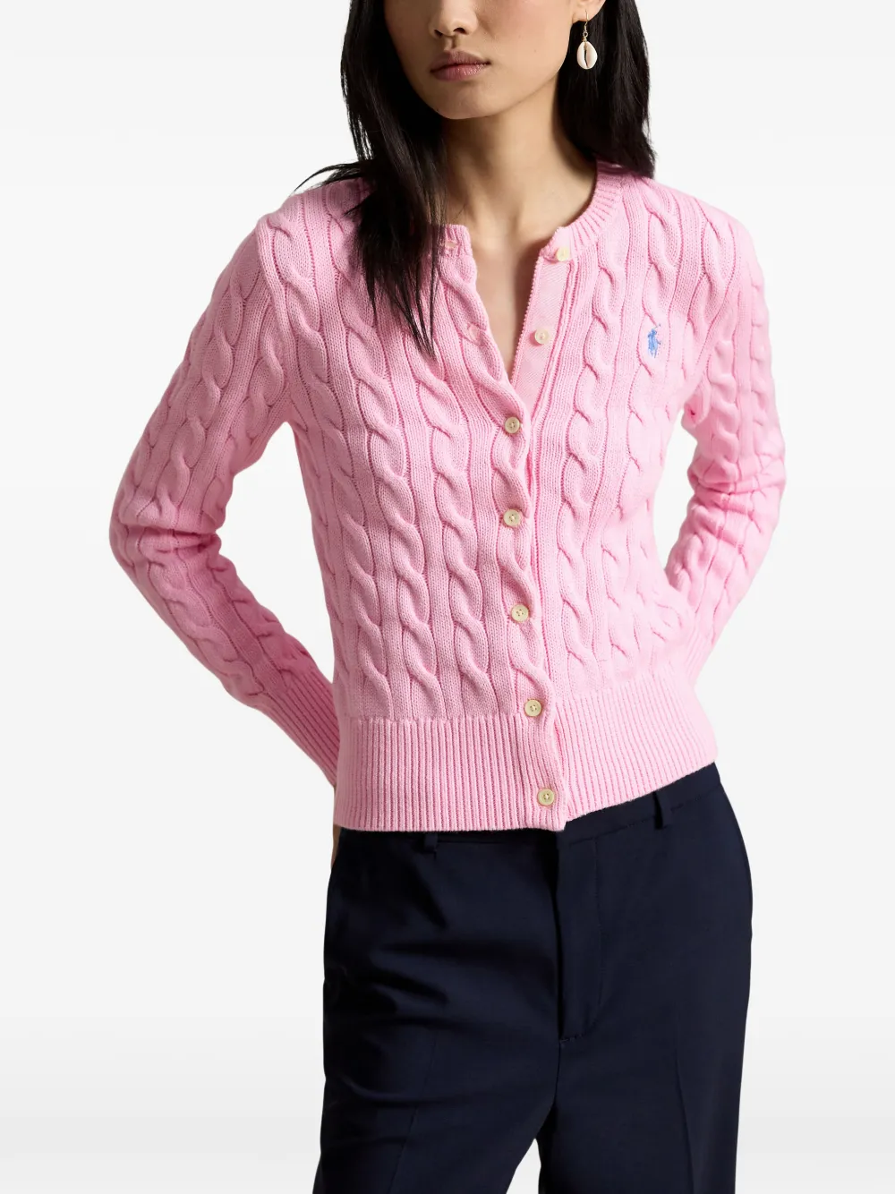 Polo Ralph Lauren Kabelgebreid vest Roze