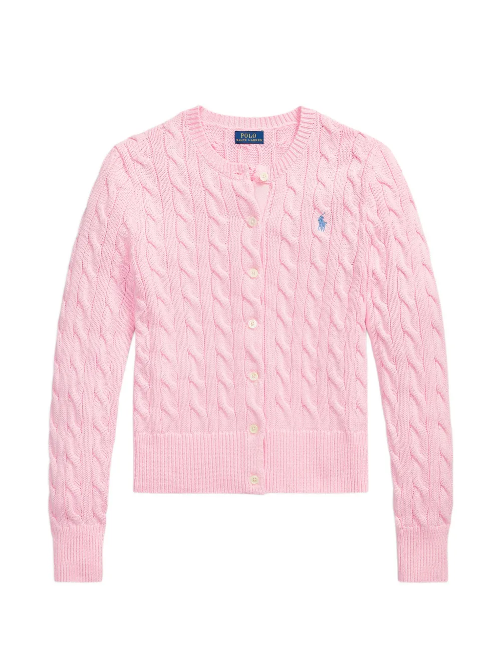 Polo Ralph Lauren cable-knit cotton cardigan - Pink
