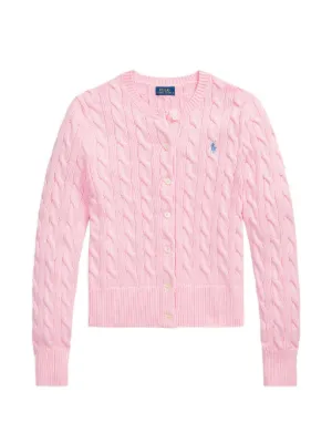 Polo Ralph Lauren ケーブルニット カーディガン | ピンク | FARFETCH JP