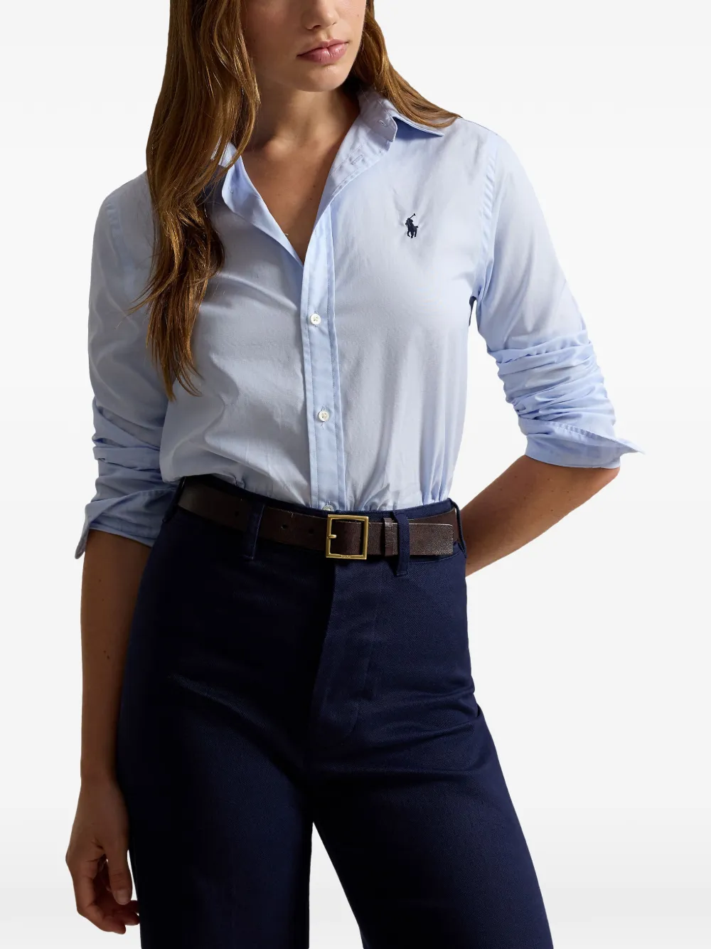 Polo Ralph Lauren Blouse met geborduurd logo Blauw
