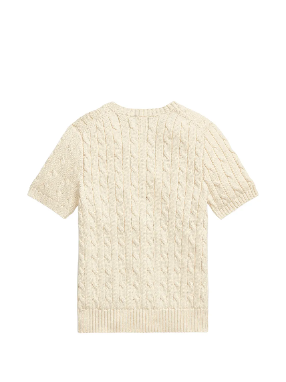 Polo Ralph Lauren Kabelgebreid T-shirt Beige