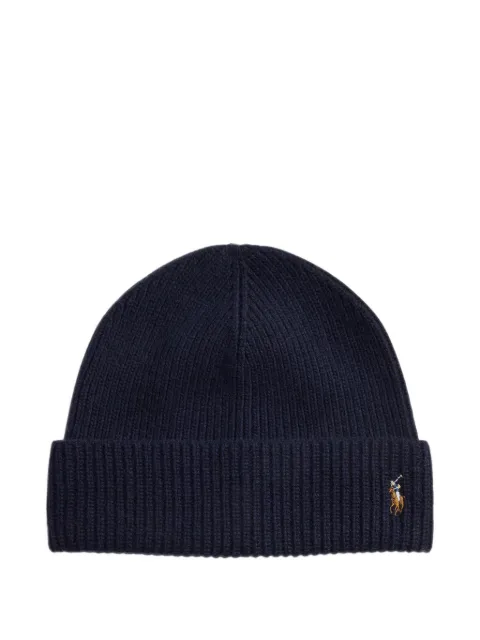 Polo Ralph Lauren шапка бини Pony из смесовой шерсти