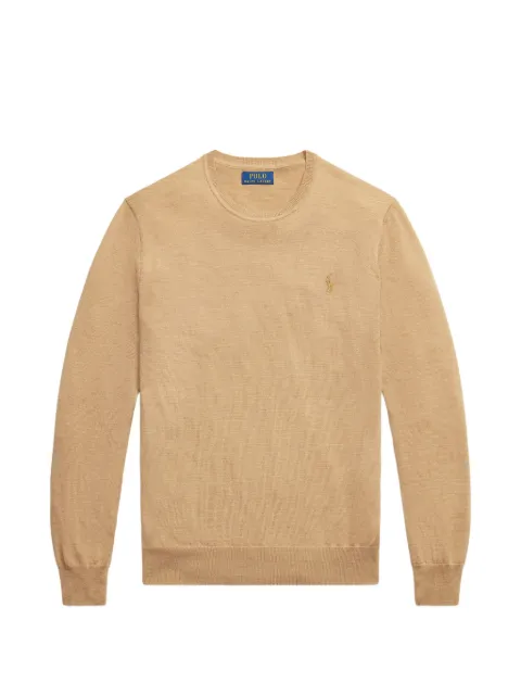 Polo Ralph Lauren logo-embroidered wool sweater
