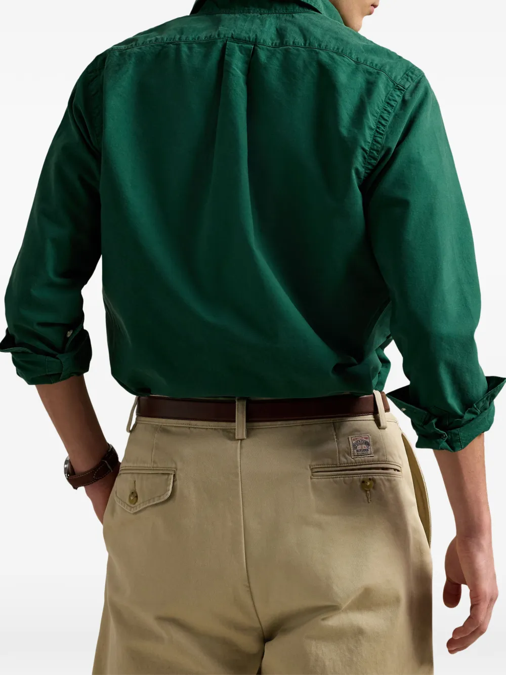 Polo Ralph Lauren button-down collar shirt Groen