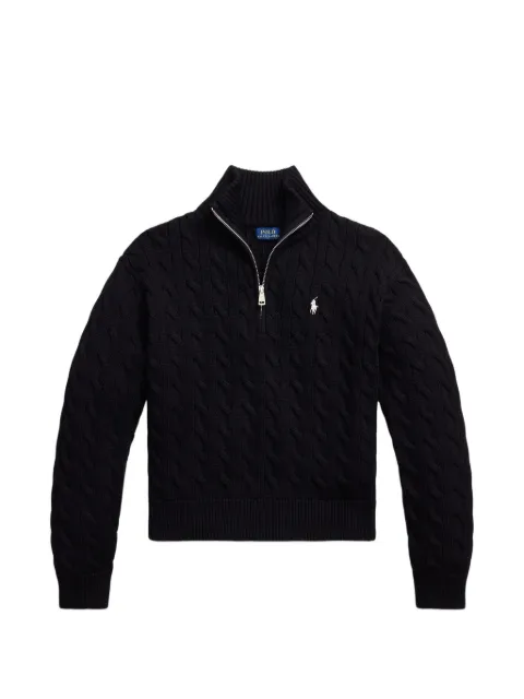 Polo Ralph Lauren cable-knit quarter-zip sweater