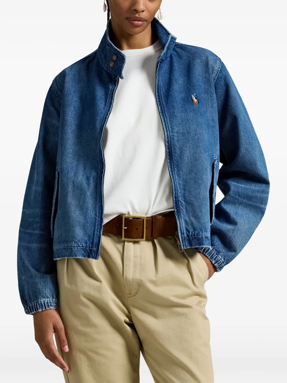 Polo Ralph Lauren Jack met geborduurd logo Blauw