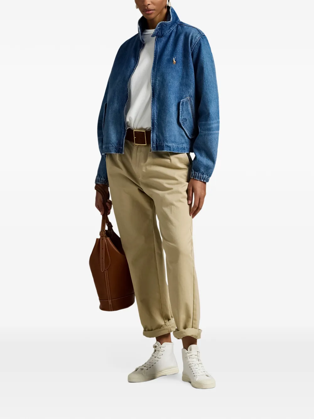 Polo Ralph Lauren Jack met geborduurd logo Blauw