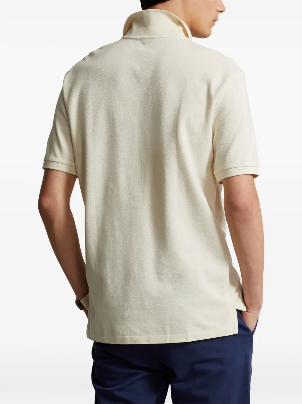 Polo Ralph Lauren Katoenen poloshirt met geborduurd logo Beige