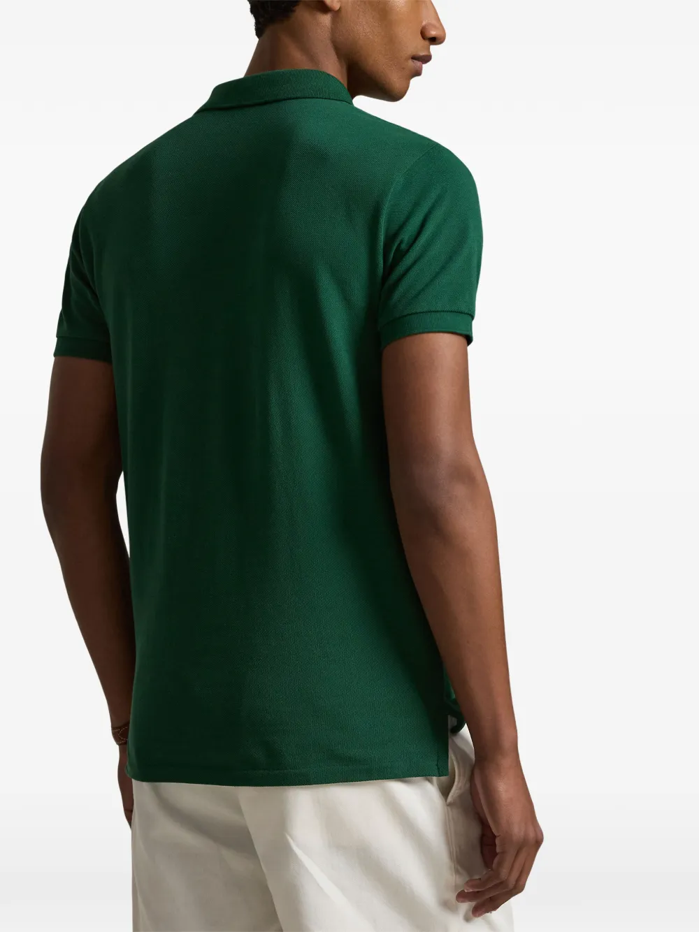 Polo Ralph Lauren Piqué poloshirt met geborduurd logo Groen