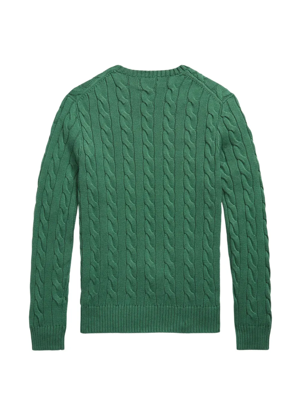 Polo Ralph Lauren cable-knit cotton sweater Groen