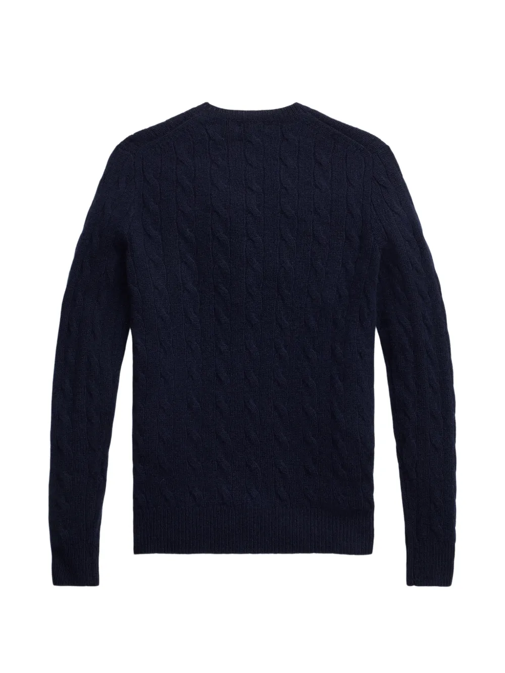Polo Ralph Lauren Kabelgebreide trui met geborduurd logo Blauw