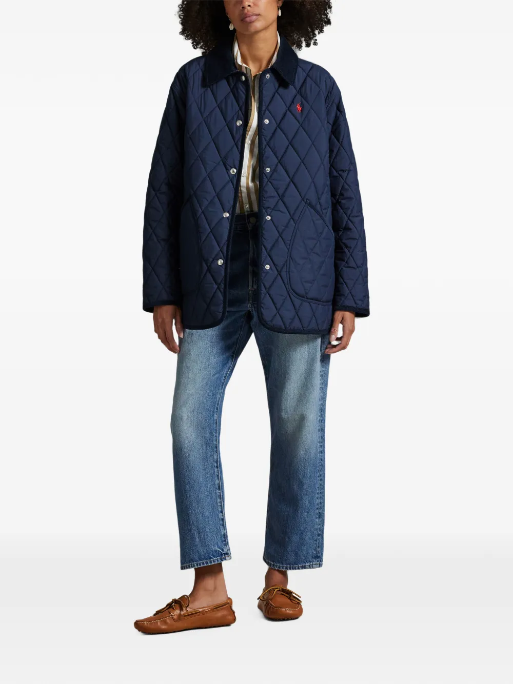 Polo Ralph Lauren Gewatteerd jack Blauw
