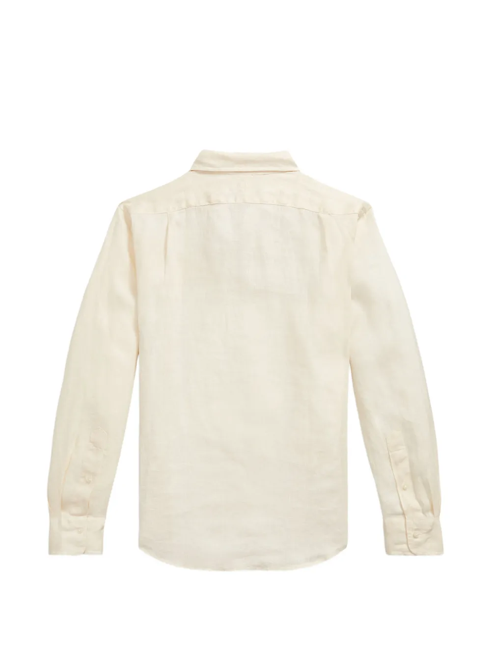 Polo Ralph Lauren Pony-embroidered linen shirt Beige