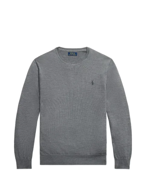 Polo Ralph Lauren logo-embroidered wool sweater