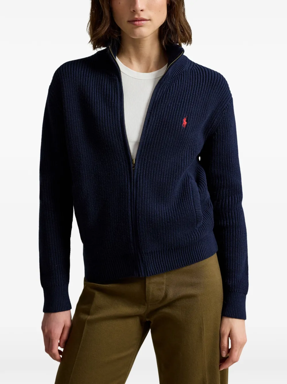 Polo Ralph Lauren Ribgebreid vest Blauw