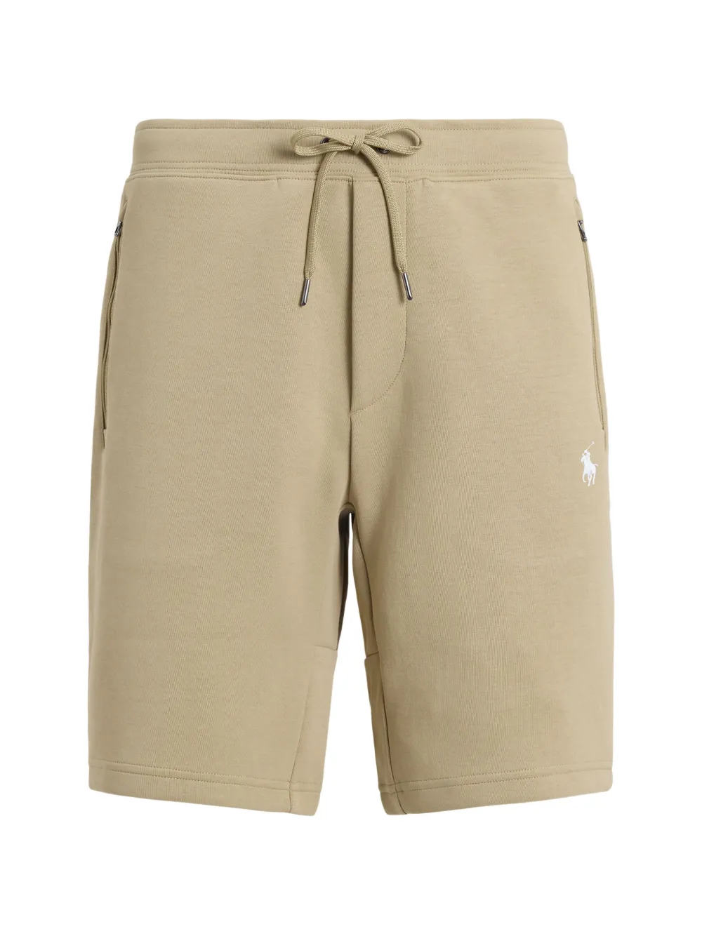 Polo Ralph Lauren logo-embroidered drawstring shorts Beige