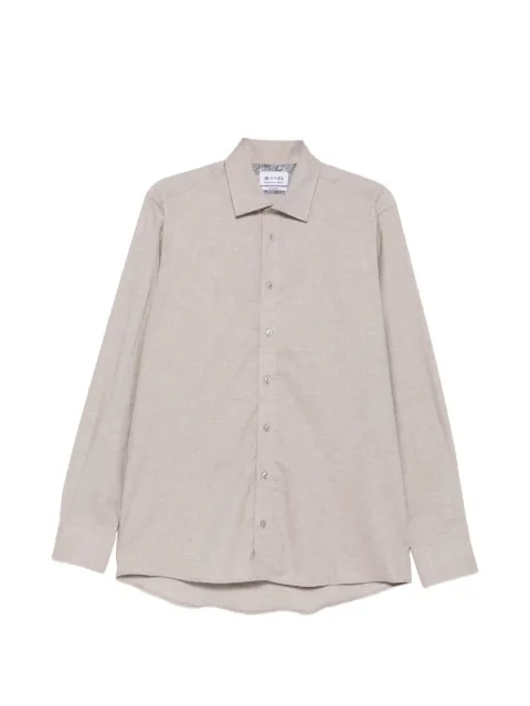 Sand long-sleeve button-down shirt