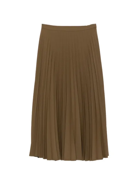 I BLUES pleated midi skirt