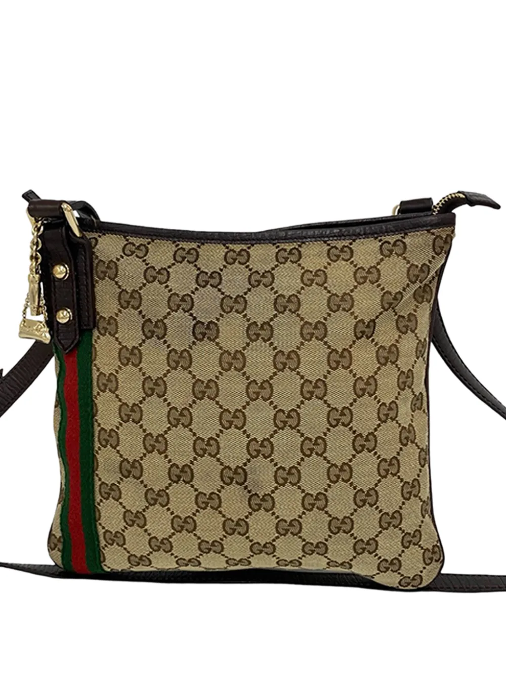 Gucci Pre-Owned 2000-2015 GG Canvas Jolicoeur crossbody bag - Toni neutri