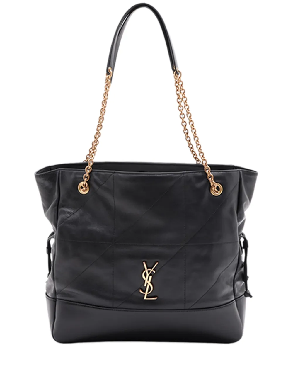 Saint Laurent Pre-Owned 2015-2026 Medium Quilted Lambskin Jamie Shopping tote bag - Nero