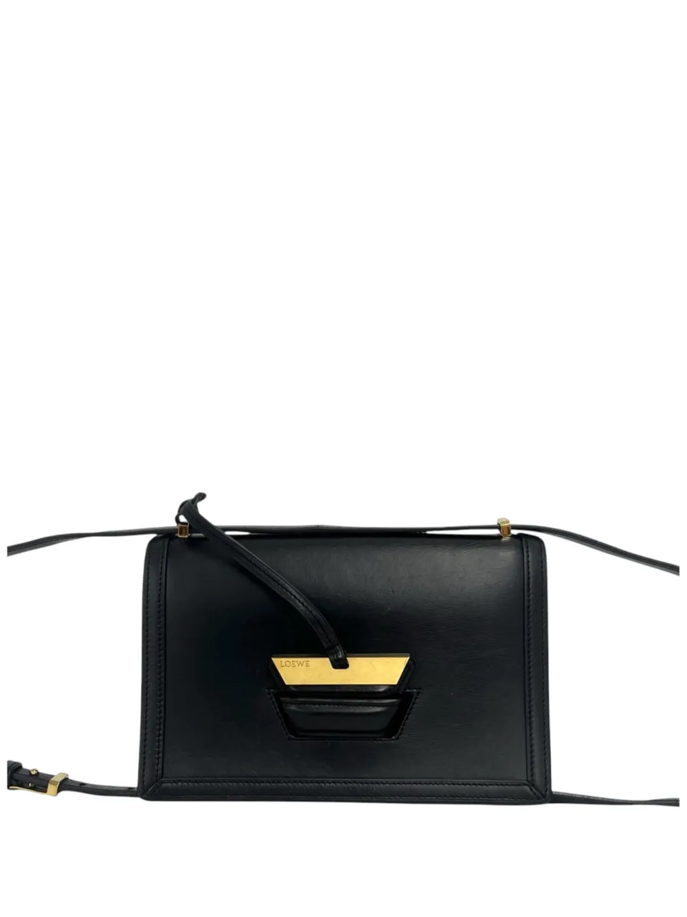 Loewe Pre-Owned 20th Century Medium Leather Barcelona crossbody bag - Nero