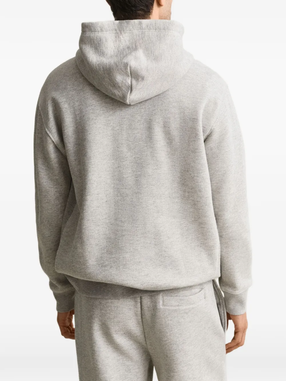Gant Hoodie met logopatch Grijs