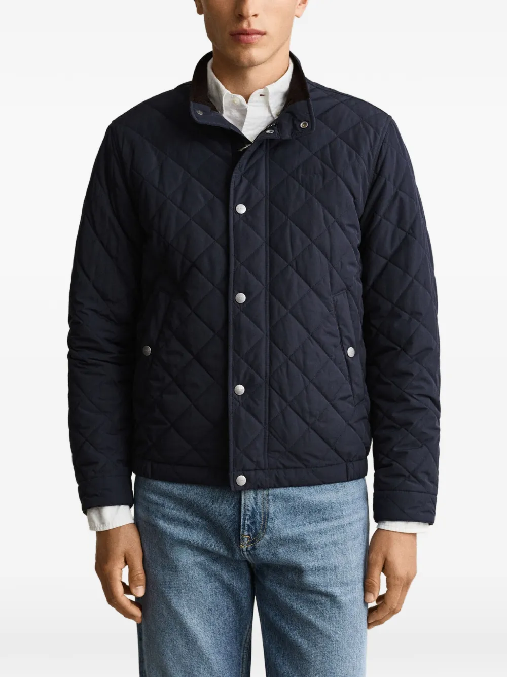 Gant Gewatteerd jack Blauw