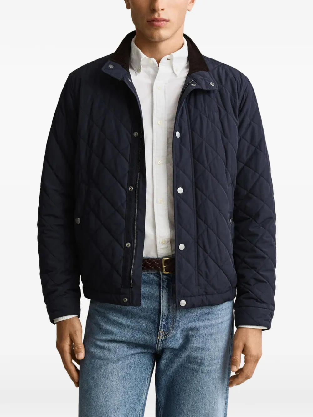 Gant Gewatteerd jack Blauw