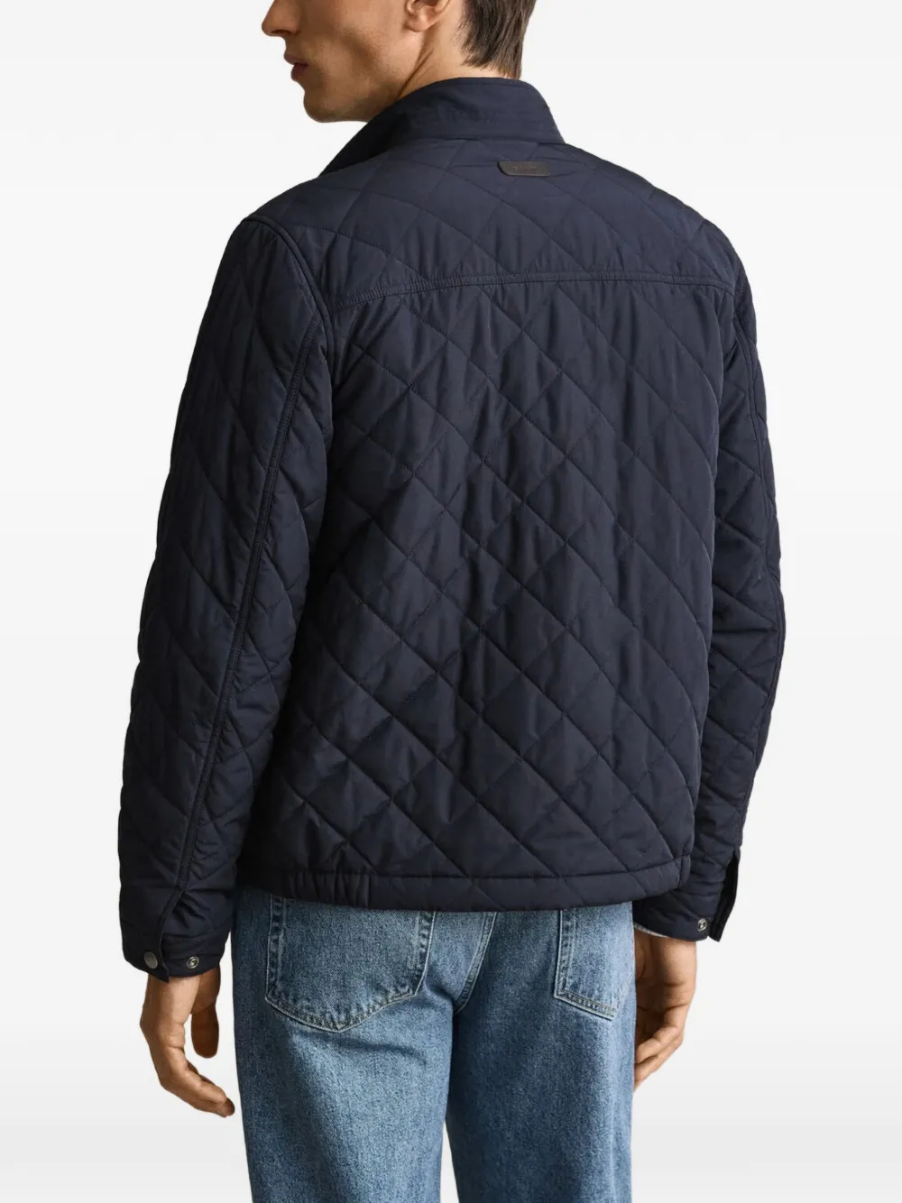 Gant Gewatteerd jack Blauw