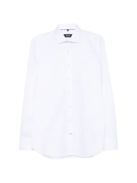 OLYMP spread-collar long-sleeve shirt