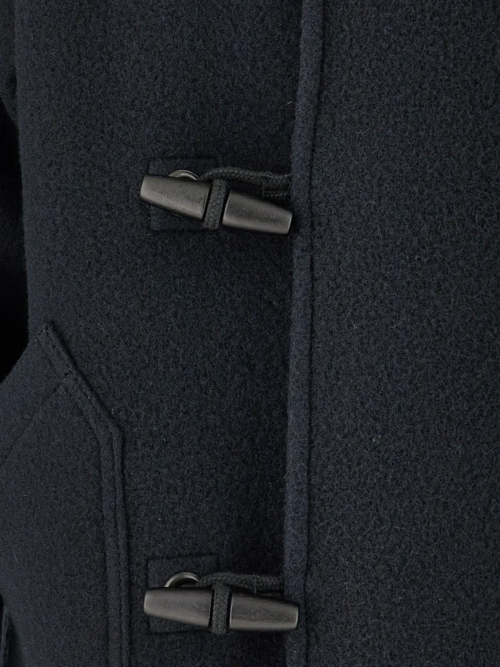 Stone Island hooded toggle-fastening jacket Blauw