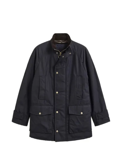Gant raglan-sleeve corduroy-collar jacket