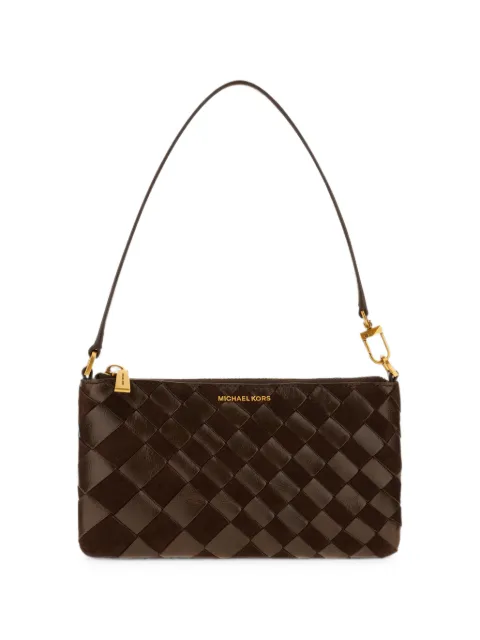 Michael Kors woven leather shoulder bag