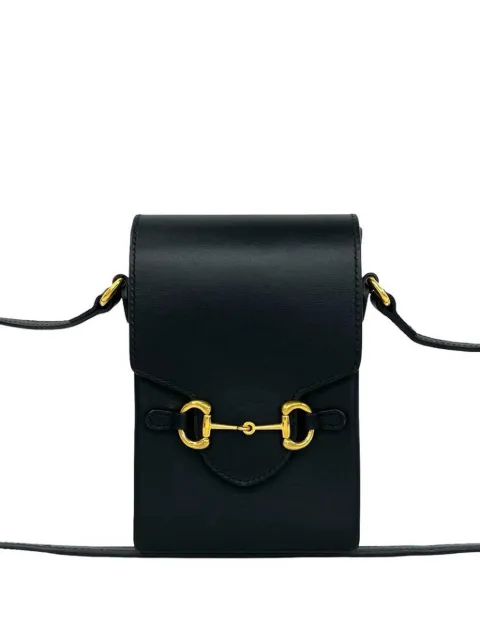 Gucci Pre-Owned 2000-2015 Mini Leather Horsebit 1955 crossbody bag