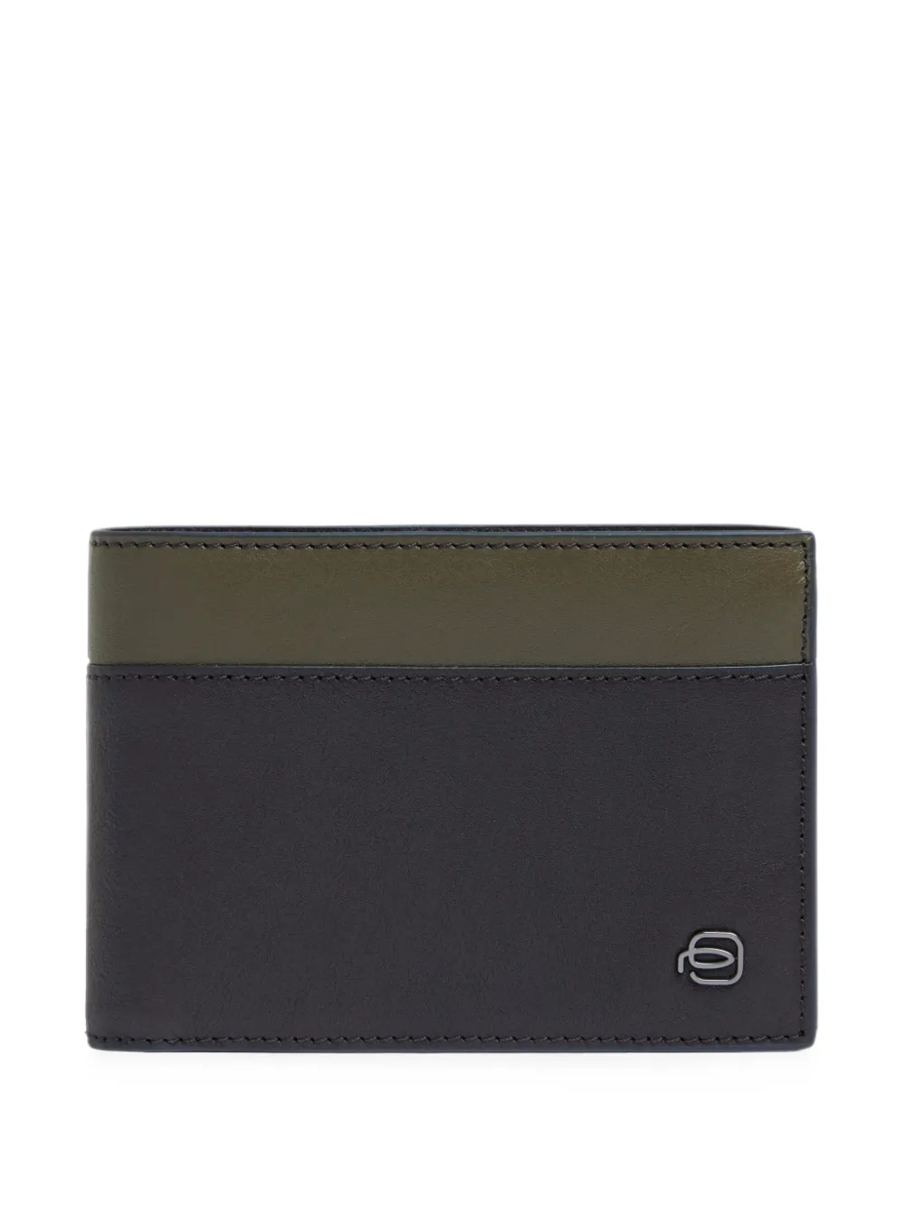 PIQUADRO flip-up ID window leather wallet · One Size